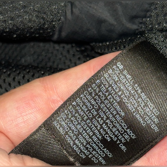 North Face Jacket Womens Medium Black Windwall Full Zip Up Sweater Coat - Picture 6 of 8